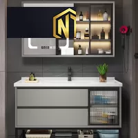 Xưởng Nội Thất Ngọc Thịnh Long Thành - Đông Nai - Tủ Lavabo nhà vệ sinh - TLNT15